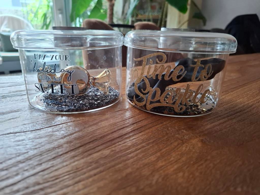 Riviera Maison theelichthouders met feestelijke decoratie, Ophalen, Meerkleurig, Zo goed als nieuw, Modern