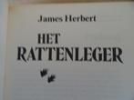 James Herbert Het rattenleger 1e druk 1981 boek rattenleger, Boeken, James Herbert, Ophalen of Verzenden, Zo goed als nieuw, Nederland