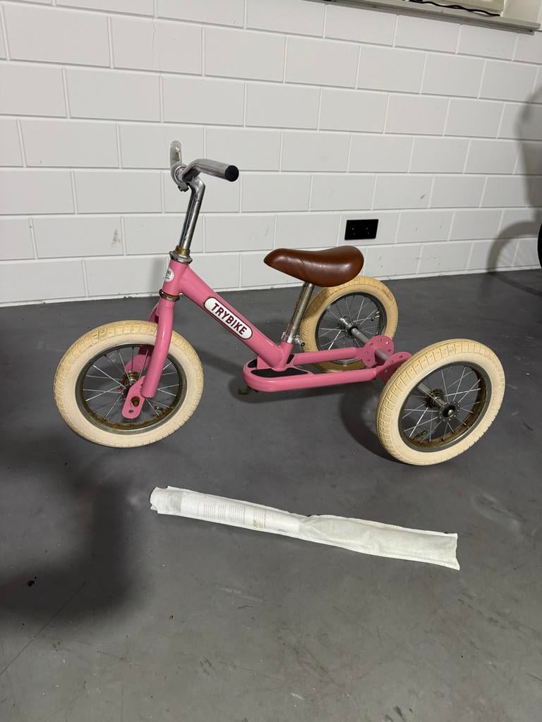 Roze Trybike loopfiets driewieler, Ophalen, Gebruikt