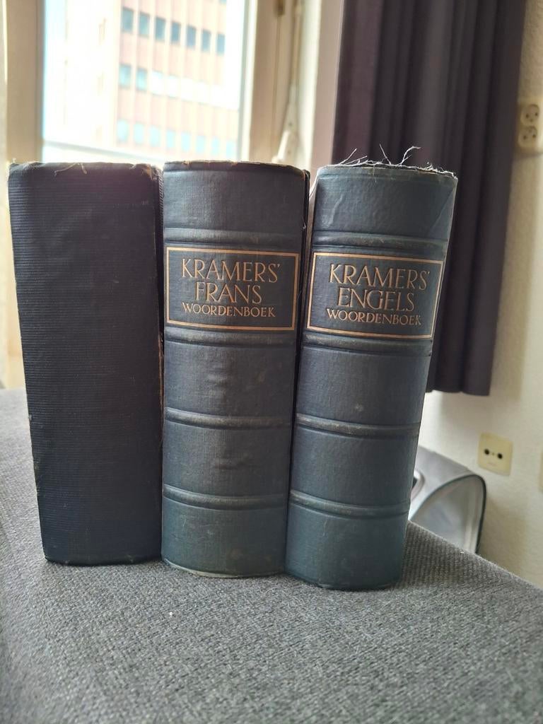 Oude Kramers Woordenboeken: Frans en Engels (ca. 1940-1943), Boeken, Woordenboeken, Ophalen of Verzenden, Gelezen, Kramers, Frans