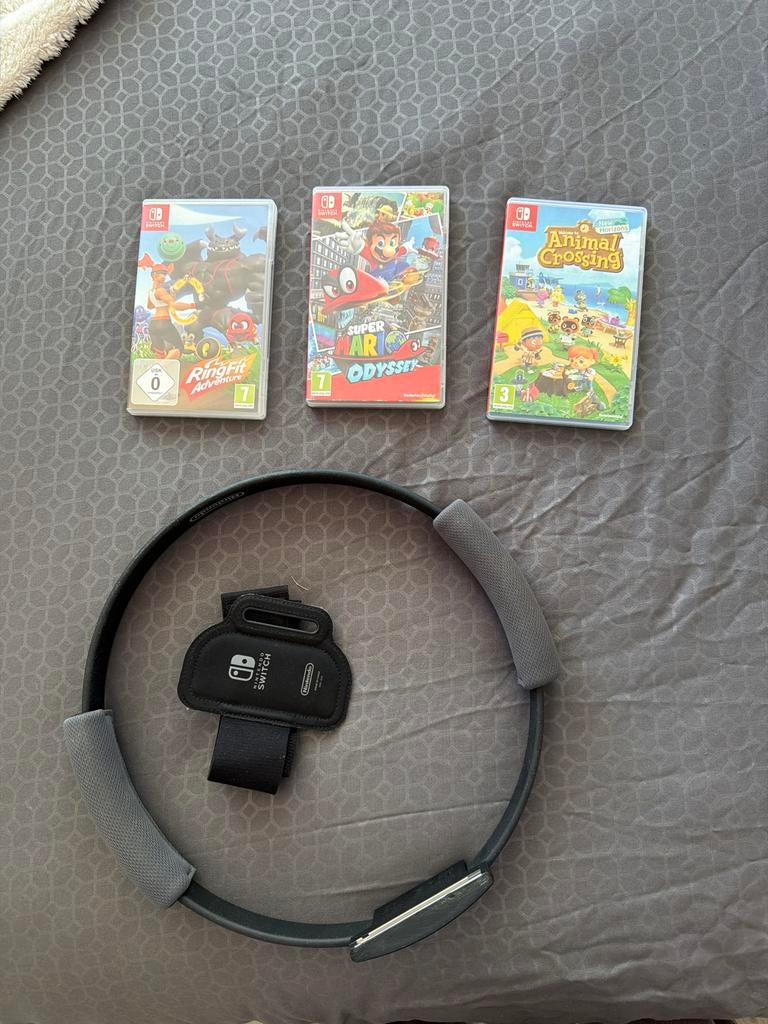 Nintendo Switch spellen: Ring Fit Adventure, Super Mario Ody, Avontuur en Actie, 1 speler, Eén computer, Ophalen of Verzenden