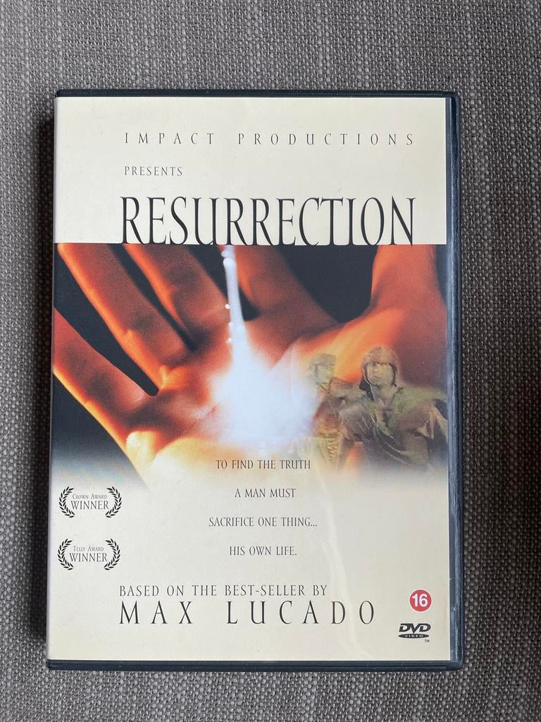 Resurrection dvd - Gebaseerd op Max Lucado's bestseller, Cd's en Dvd's, Vanaf 16 jaar, Ophalen of Verzenden, Zo goed als nieuw
