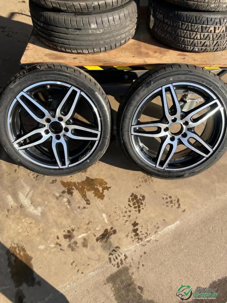 mercedes amg velgenset, Auto-onderdelen, Banden en Velgen, Banden en Velgen, Personenwagen, Gebruikt, Ophalen of Verzenden