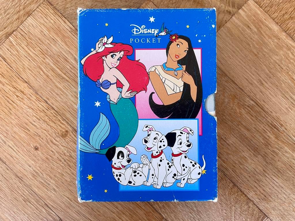 Vintage Disney Pocket Boxset - 5 Boekjes (nette staat), Ophalen of Verzenden, Pocahontas of Kl. Zeemeermin, Zo goed als nieuw