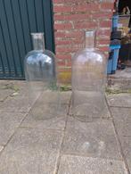2 x grote glazen stulp, Huis en Inrichting, Woonaccessoires | Stolpen, Ophalen, Zo goed als nieuw