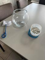 Vissenkom met toebehoren, Dieren en Toebehoren, Ophalen, Zo goed als nieuw, Leeg aquarium