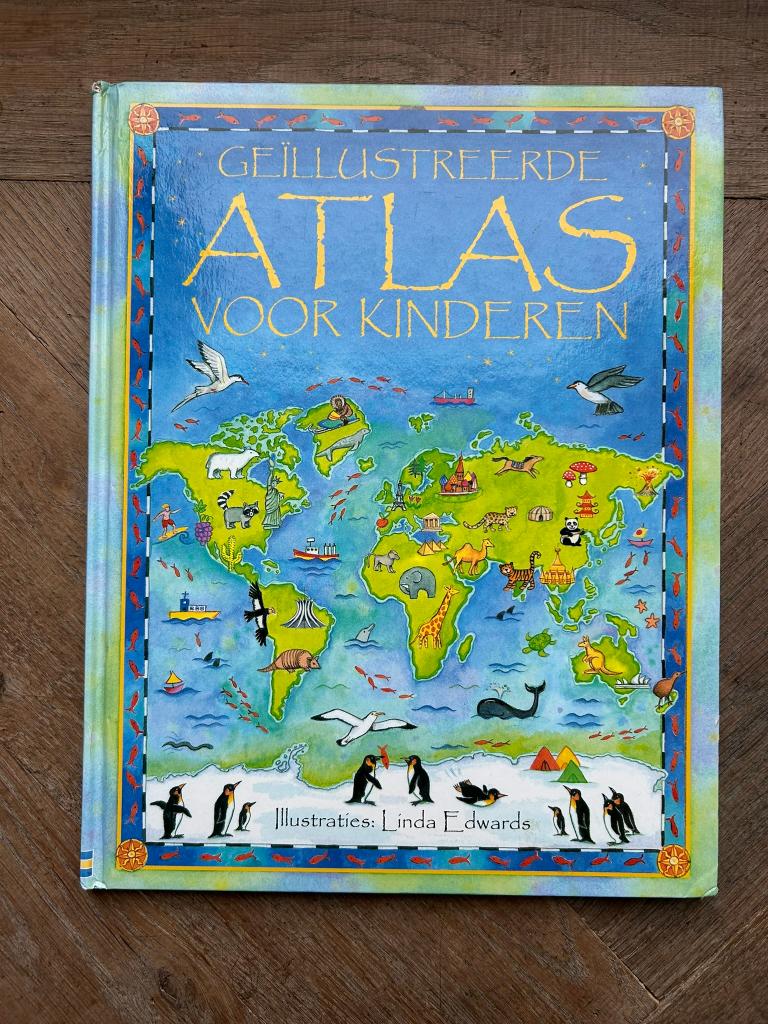 Geillustreerde kinderatlas, Ophalen, Overige atlassen, Zo goed als nieuw, 1800 tot 2000