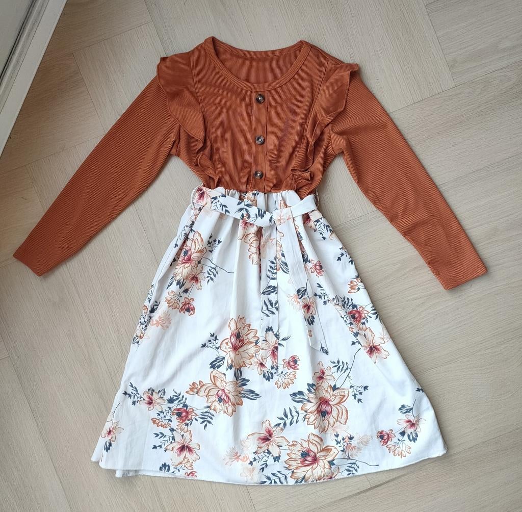 Feestelijke jurk - maat 134/140, Kinderen en Baby's, Kinderkleding | Maat 134, Meisje, Ophalen of Verzenden, Zo goed als nieuw