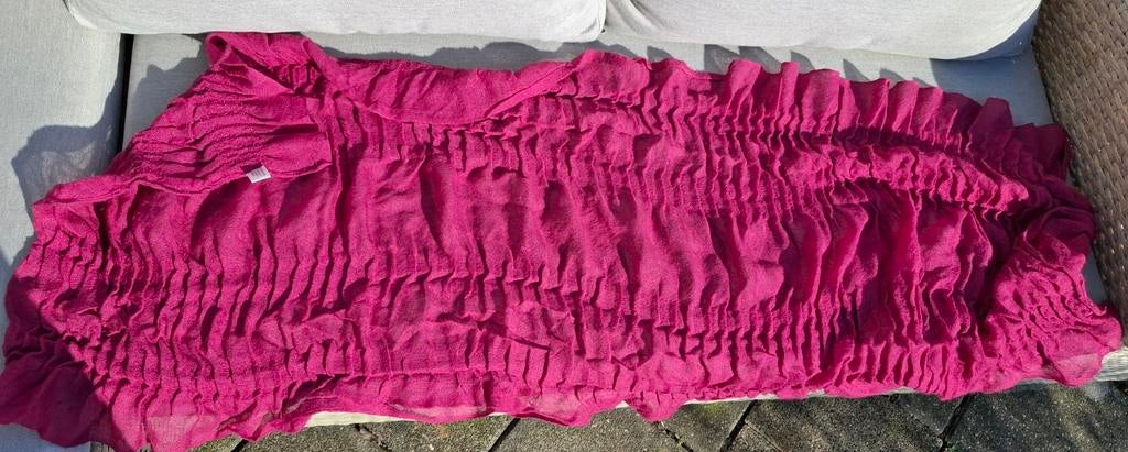 Cyclaamrose gerimpelde sjaal van Romano, Romano, Maat 46/48 (XL) of groter, Ophalen of Verzenden, Zo goed als nieuw