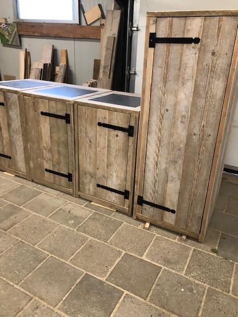 buitenkeuken van gebr steigerhout, Ophalen of Verzenden, Nieuw, Houtskool