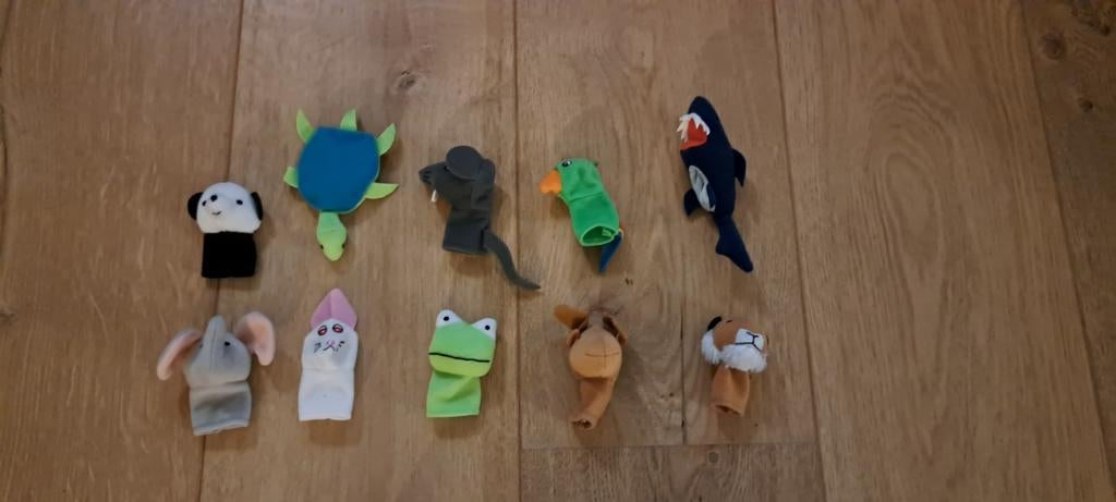 Vingerpoppetjes dieren, Ophalen of Verzenden