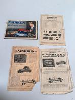 Antieke Märklin Auto-Baukasten boekjes ca. 1930, Ophalen of Verzenden