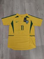 Brazilië Thuisshirt 2002 Ronaldinho #11 WK Voetbal, Maat M, Verzenden, Nieuw, Shirt