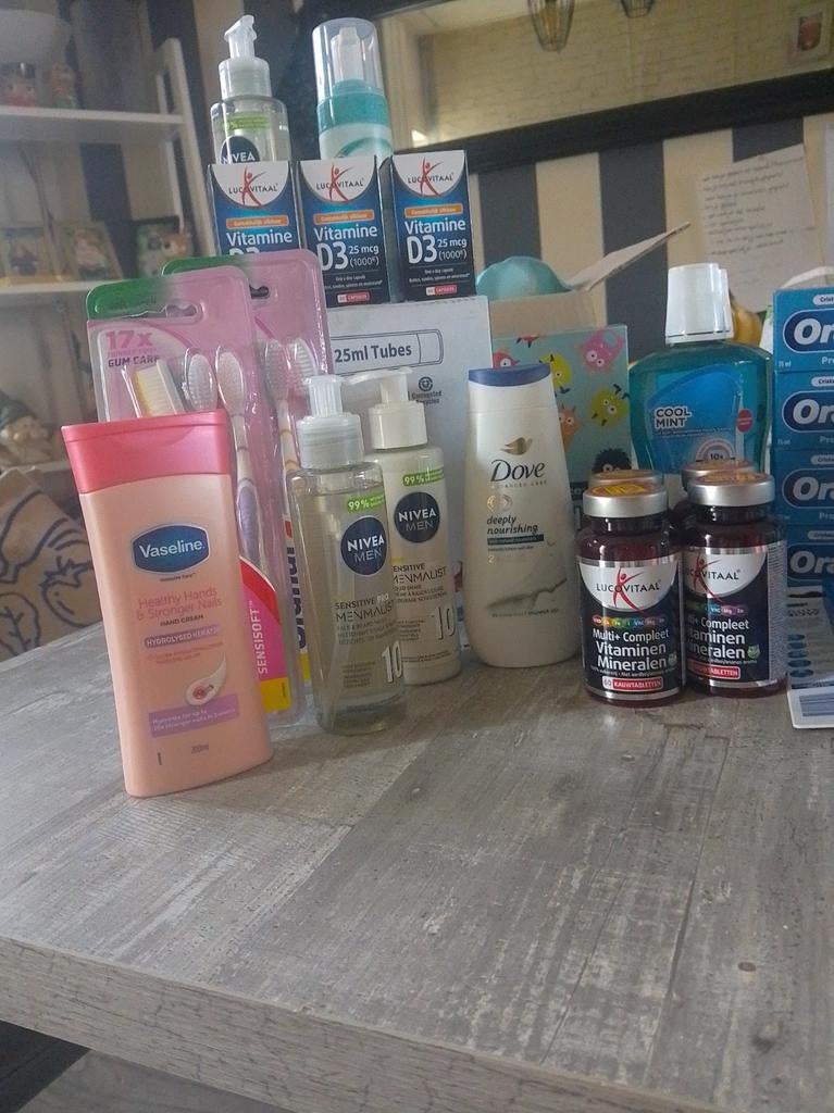 Grote verzorgings paket, Ophalen