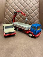 Mercedes-Benz Unimog en Vrachtwagen met Kraan Modelauto's, Overige merken, Gebruikt, 1:50 of kleiner, -