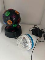 Set van twee disco lampen, Ophalen of Verzenden, Gebruikt, Licht, Kleur