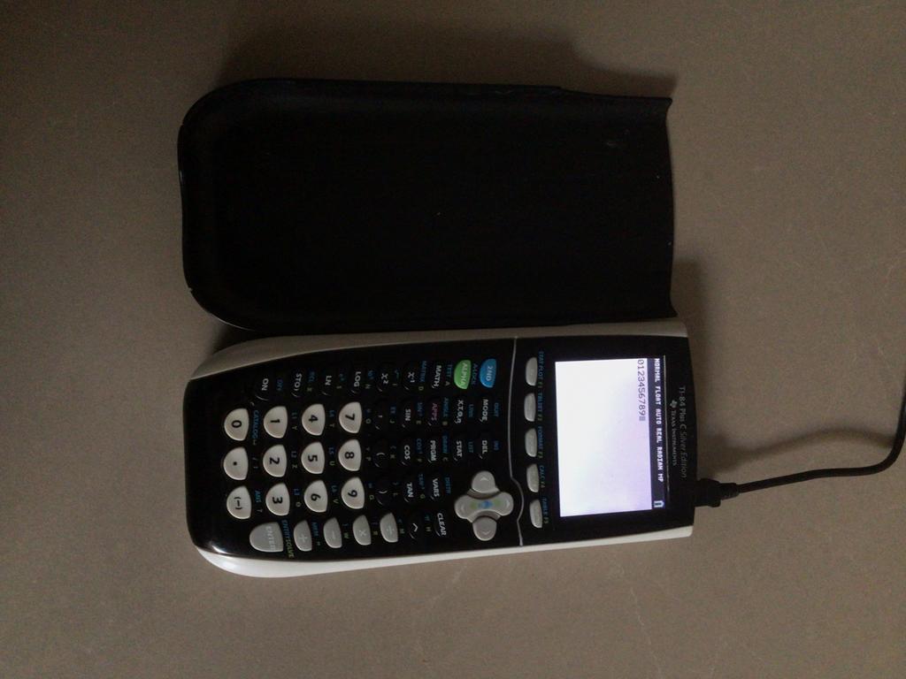 TI 84-Plus C Silver Edition rekenmachine, Diversen, Ophalen of Verzenden, Zo goed als nieuw
