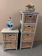Brocante ladekast / ladekasten, Overige materialen, 100 tot 150 cm, Zo goed als nieuw, 3 of 4 laden