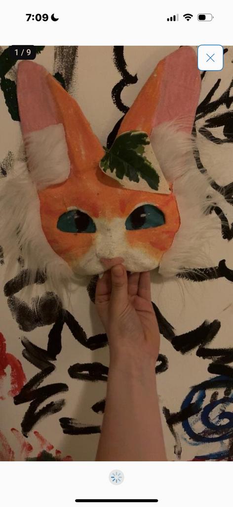 Therian masker, katten masker, Ophalen, Zo goed als nieuw, Overige typen