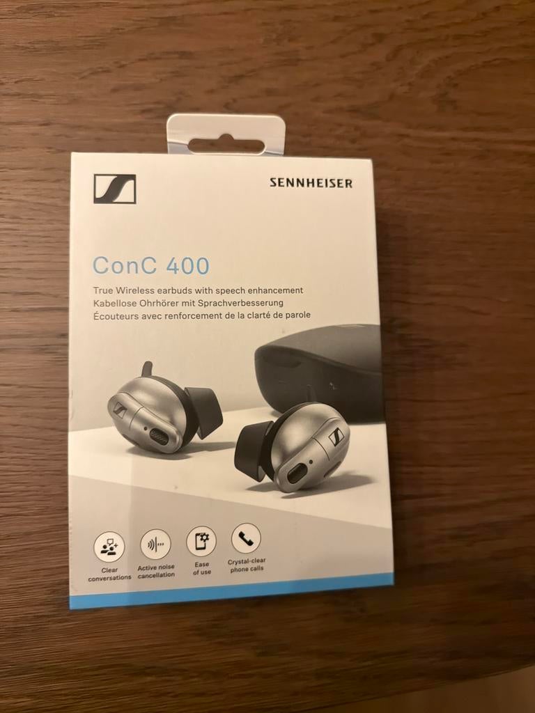 Sennheiser ConC 400 True Wireless earbuds, Sennheiser, Nieuw, Ophalen of Verzenden, Over oor (circumaural)