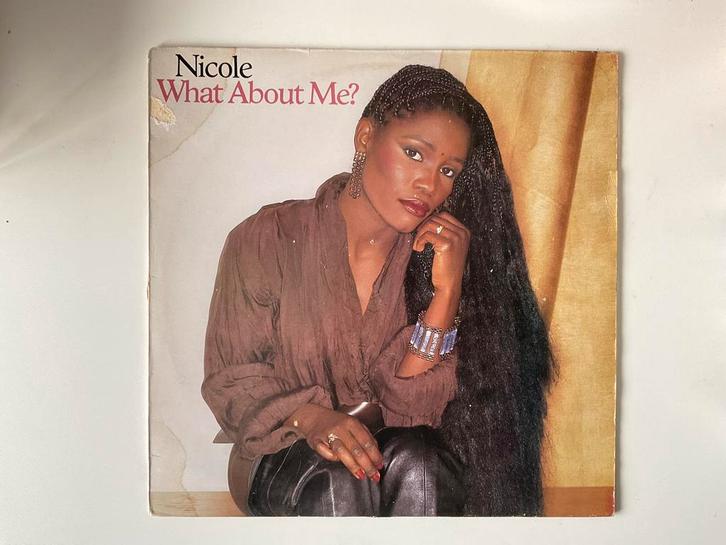 Nicole – What About Me? LP disco soul, Cd's en Dvd's, Vinyl | Dance en House, Gebruikt, Disco, 12 inch, Ophalen of Verzenden