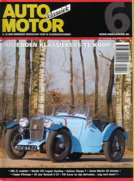 AMK 6 2006 : Mazda 929 - Volkswagen - VW Porsche 914 - MG J2, Ophalen of Verzenden, Gelezen, Algemeen