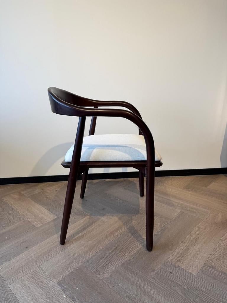 NIEUW! Japandi stoelen in donker walnootkleur | Beukenhout, Huis en Inrichting, Ophalen, Bruin, Nieuw, Japandi - Modern
