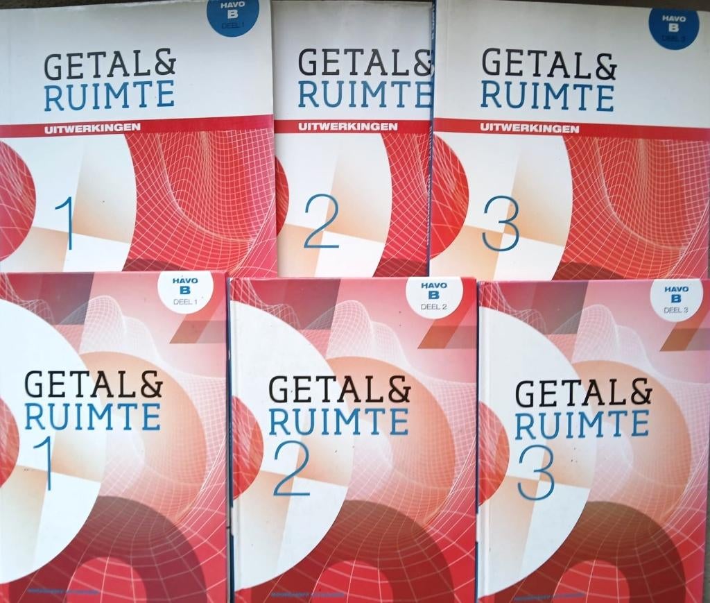 GETAL EN RUIMTE 11e ed. Wiskunde B HAVO 1/2/3 + uitwerkingen, Gelezen, Verzenden, HAVO, Wiskunde B