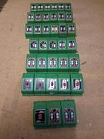34 fleischmann schakelkastjes in een koop., Gebruikt, Gelijkstroom, Fleischmann, Overige typen