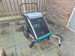 Thule Chariot Lite 2 Fietskar, Verstelbare duwstang, Zo goed als nieuw, Ophalen, Kinderwagen