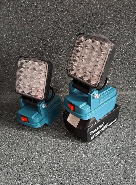 Robuuste Makita Accu Schijnwerper met USB-oplaadfunctie, Ophalen of Verzenden