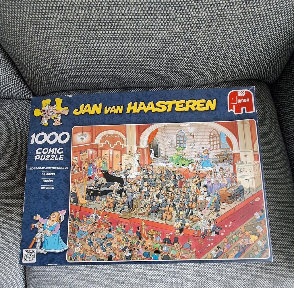 Van Haasteren puzzel., Hobby en Vrije tijd, Denksport en Puzzels, Ophalen, 500 t/m 1500 stukjes, Zo goed als nieuw