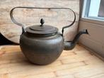 Antieke koperen ketel met klep – brocante / haarddecoratie, Antiek en Kunst, Ophalen, Koper