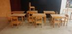 Schilte set van 10 kleuterstoeltjes plus tafels, Ophalen
