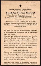 Nieuwhof Benedictus Henricus Sneek 1884-1948 Heerlen, Ophalen of Verzenden