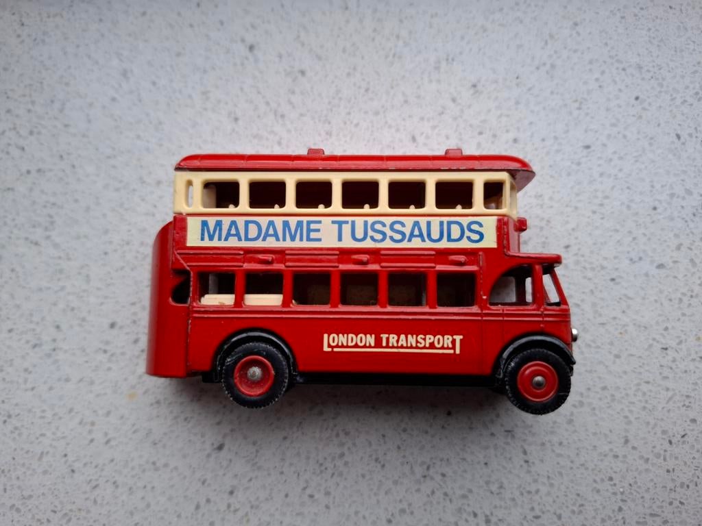Vintage Madame Tussauds London Transport dubbeldekker, Overige merken, 1:50 of kleiner, Overige typen, Ophalen of Verzenden