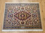 Handgeknoopt perzisch tapijt kashan 95x73, Info@SlatsAntiek.nl, Crème, Gebruikt, 50 tot 100 cm