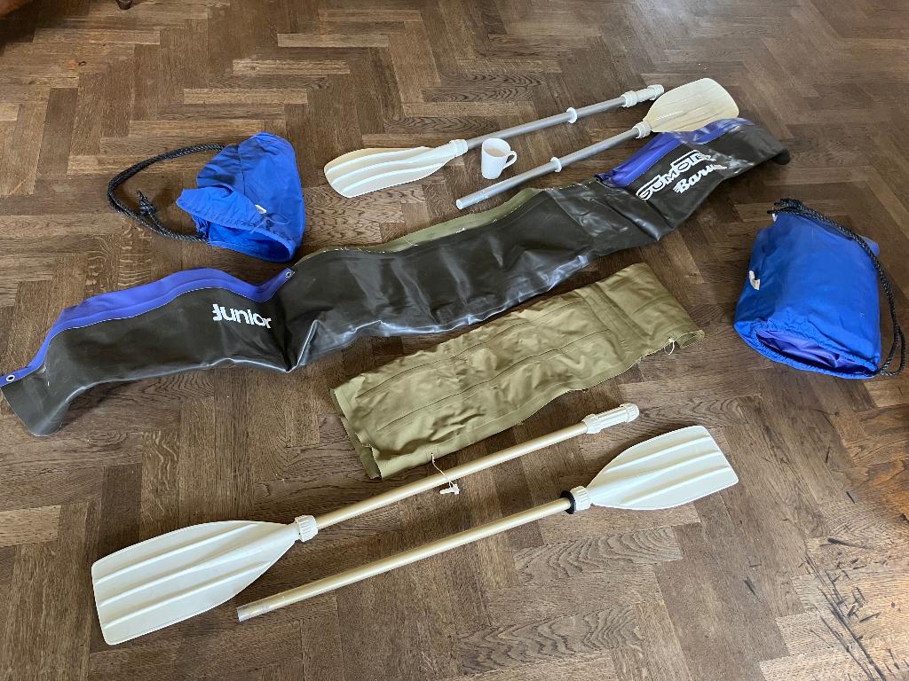 2 opblaaskano's junior Gumotex, Watersport en Boten, Ophalen, Eén persoon, Overige typen, Gebruikt