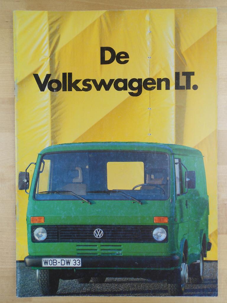 Volkswagen LT Brochure 1983 VW, Volkswagen, Ophalen of Verzenden, Zo goed als nieuw, Volkswagen