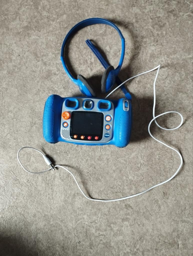 VTech Kidizoom Duo 5.0 kindercamera met koptelefoon, Kinderen en Baby's, Speelgoed | Vtech, Gebruikt, 4 tot 6 jaar, Ophalen of Verzenden