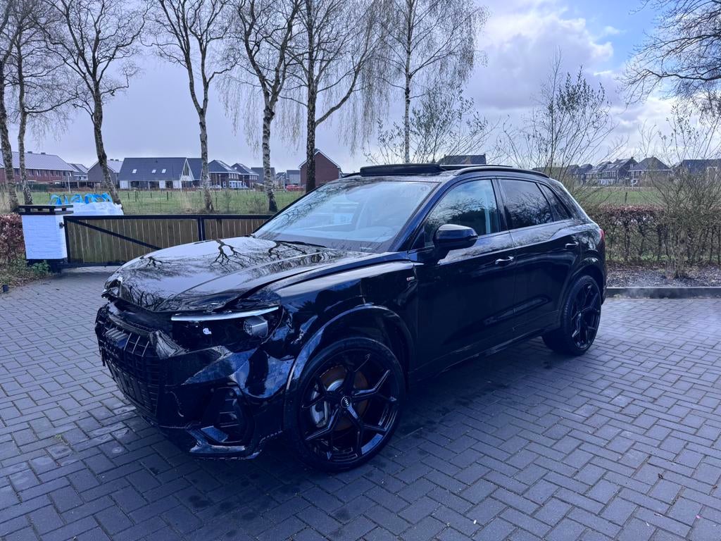 Audi Q3 40 TFSI Quattro S-Line 2025 PANO Ambiance SONOS BTW, Auto diversen, Zwart, Audi, SUV of Terreinwagen, Benzine