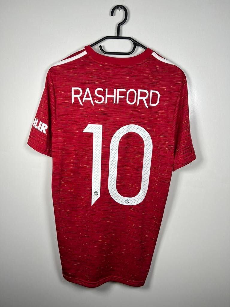 Manchester United 2020-2021 thuis Rashford M, Ophalen of Verzenden, Zo goed als nieuw, Shirt
