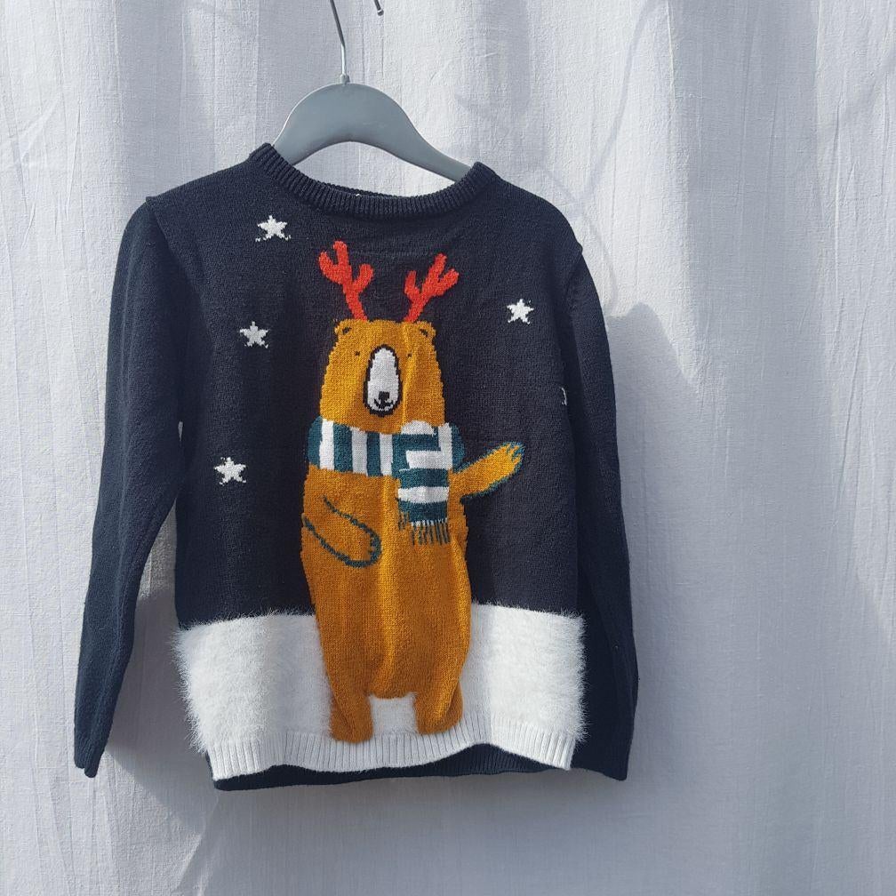 Leuke wintertrui/ kersttrui Mt 92. Merk Hema, ., Trui of Vest, Ophalen of Verzenden, Zo goed als nieuw