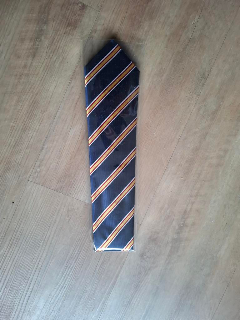 Nieuwe stropdas met strepen - MNF Bank, Blauw, Nieuw, Ophalen of Verzenden, Met patroon