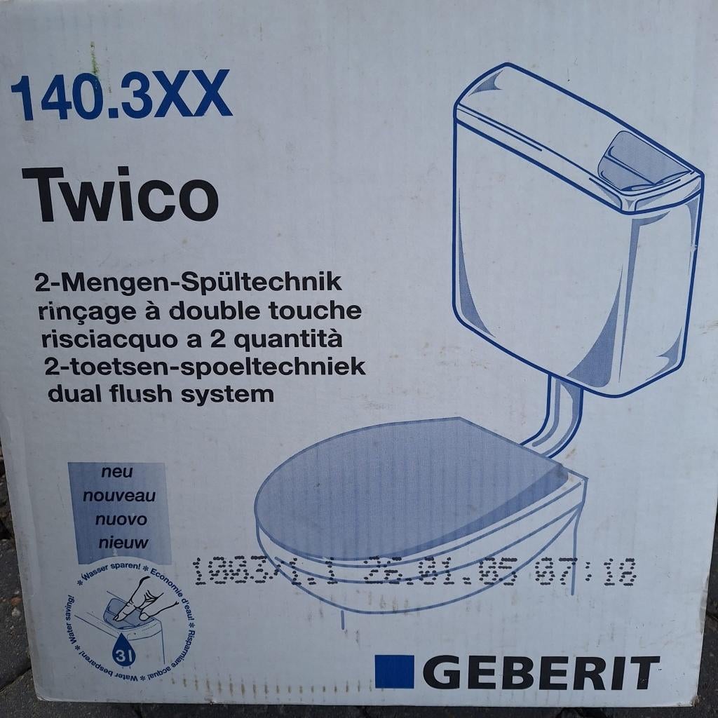 Geberit WC stortbak, Huis en Inrichting, Ophalen, Nieuw