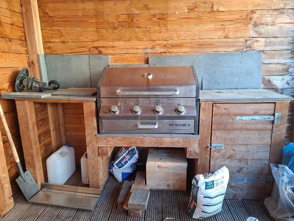 Cadac meridiaan bbq met of zonder keuken, Tuin en Terras, Gasbarbecues, Ophalen, Gebruikt, Cadac
