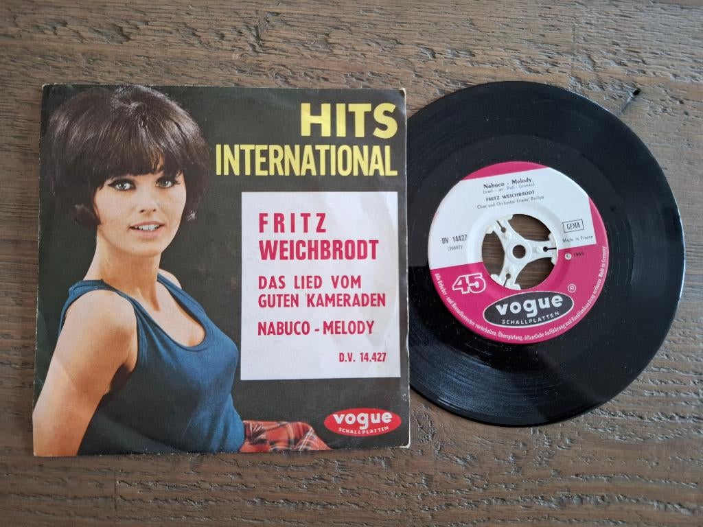 Fritz Weichbrodt - Nabuco / das lied vom guten kameraden, Ophalen of Verzenden, Zo goed als nieuw, Pop