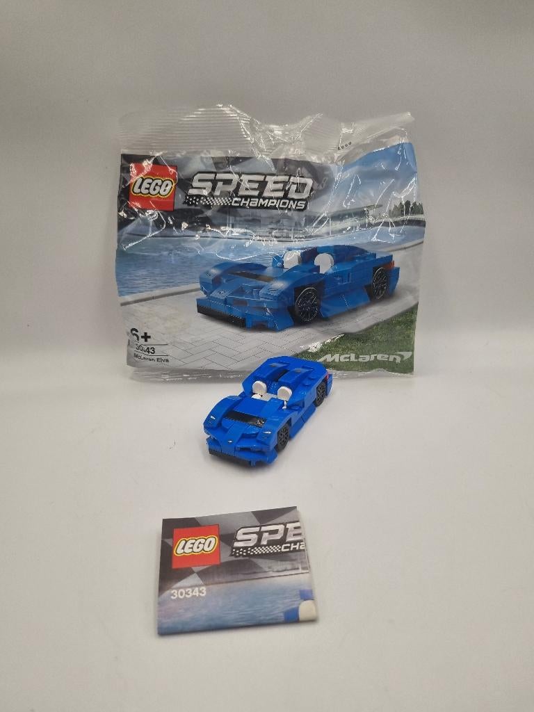 Lego Speed Champions 30343 McLaren Elva, Lego, Zo goed als nieuw, Compleet, Complete set