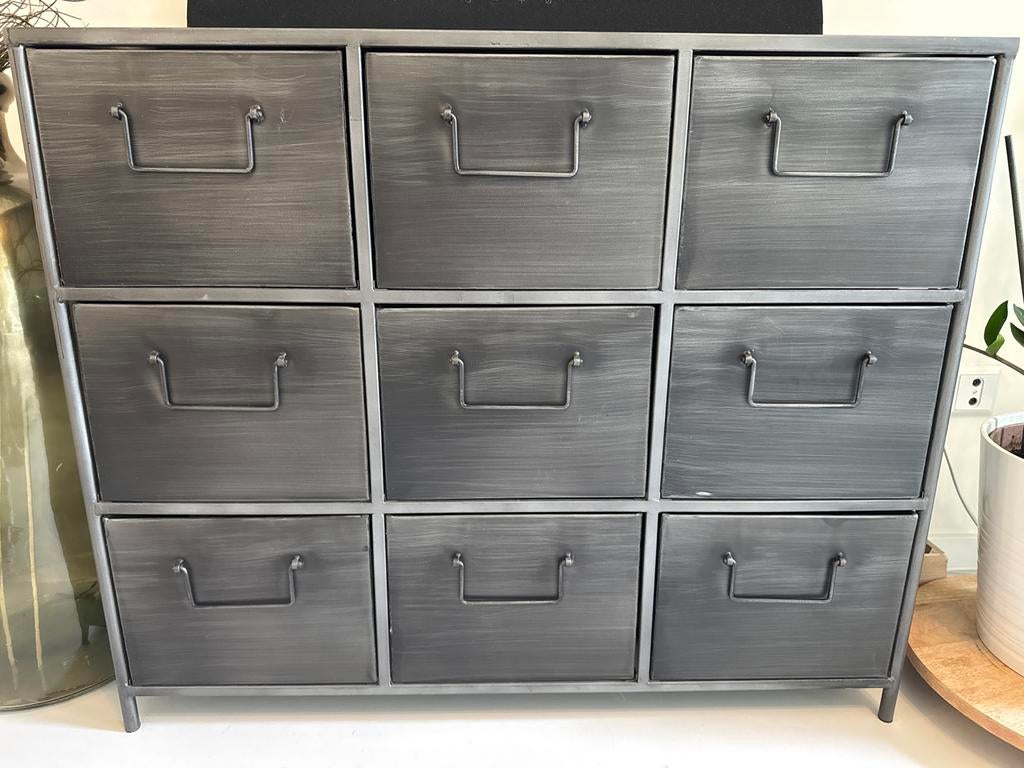 Apothekerskast met diepe lades, Huis en Inrichting, Kasten | Ladekasten, Ophalen, Gebruikt, 5 laden of meer, 50 tot 100 cm