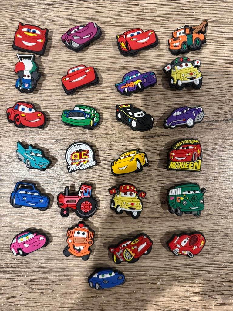 Jibbitz/charms voor crocs - Cars - €0,50 ps, Ophalen of Verzenden, Nieuw, Jongen of Meisje